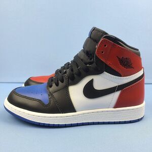 Air Jordan 1 Retro High OG GS Size 6.5Y Top 3 Black White Red Blue 575441-026